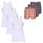 SIX-in-1 Men's Underwear (Singlets and Boxers)