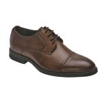 Casual Men's Leather Shoes Business Formal Shoes - Dark&Brown