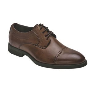 Casual Men's Leather Shoes Business Formal Shoes - Dark&Brown