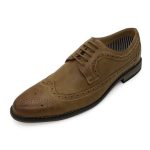 Classic Men's Leather Shoes Business Formal Shoes - Brown