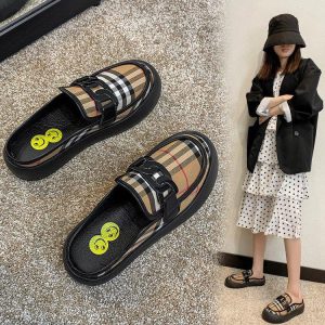 BURBERRY EMBELLISHEDCASUAL CROC MULES