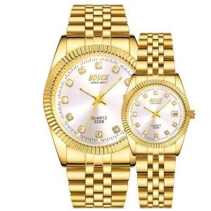 Top Luxury Lovers' Couple Gold Watches