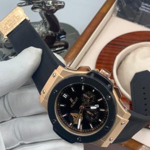 HUBLOT CLASSIC MEN'S LEATHER STEEL LUXURY WRISTWATCH  2